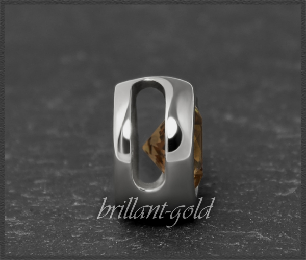 Gold Brillant Anhänger 585 Weißgold; 0,71ct, VS2